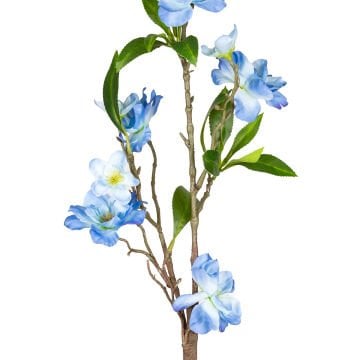 Yapay Çiçek Kiraz Çiçeği Mavi 70 Cm.