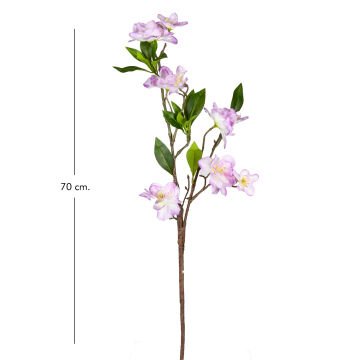 Yapay Çiçek Kiraz Çiçeği Lila 70 Cm.
