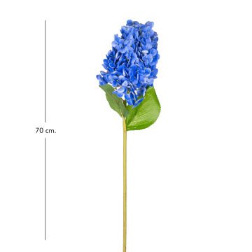 Yapay Ortanca Islak Dokulu Mavi 70 Cm.