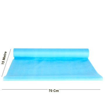 Elyaf Kumaş Rulo Açık Mavi 70 Cm x 15 Mt. (±)