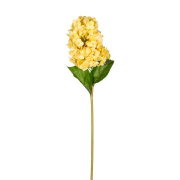 Yapay Ortanca Islak Dokulu Sarı 70 Cm.