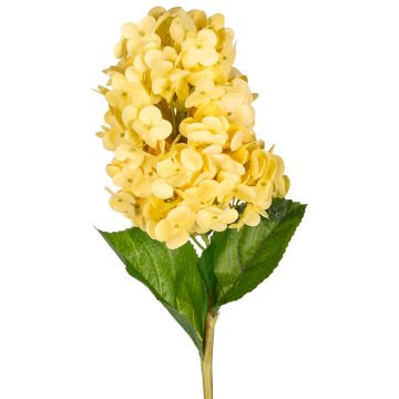 Yapay Ortanca Islak Dokulu Sarı 70 Cm.