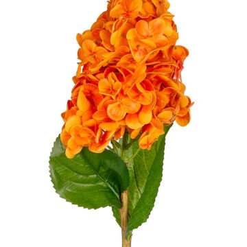 Yapay Ortanca Islak Dokulu Turuncu 70 Cm.