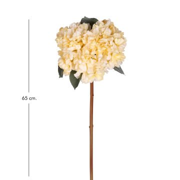 Yapay Ortanca Kurumuş Efektli Sarı 65 Cm.