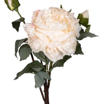 Yapay Gül Kurumuş Efektli Krem 60 Cm.