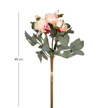 Yapay Çiçek Şakayık Demet Krem 60 Cm.