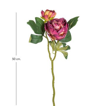 Yapay Çiçek Şakayık Kurumuş Efektli Mor 50 Cm.