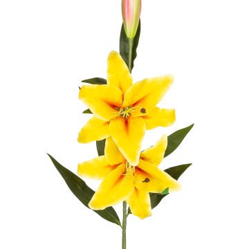 Yapay Çiçek Lilyum Sarı 90 Cm.