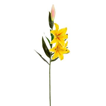 Yapay Çiçek Lilyum Sarı 90 Cm.