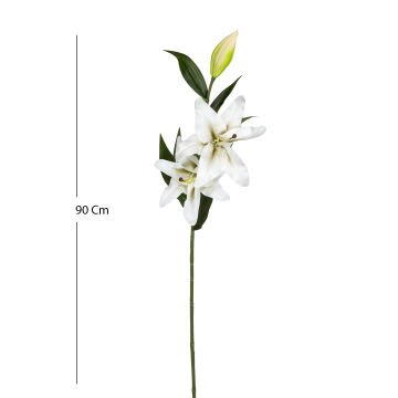 Yapay Çiçek Lilyum Beyaz 90 Cm.