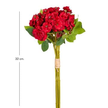 Yapay Çiçek Kalanşo Kalanchoe Kırmızı 32 Cm.