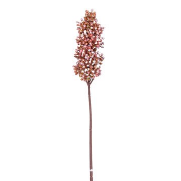 Yapay Çiçek Sorgum Bitkisi Bordo 47 Cm.