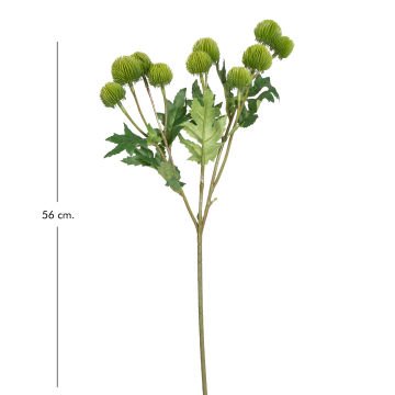 Yapay Çiçek Top Çiçek Yeşil 56 Cm.