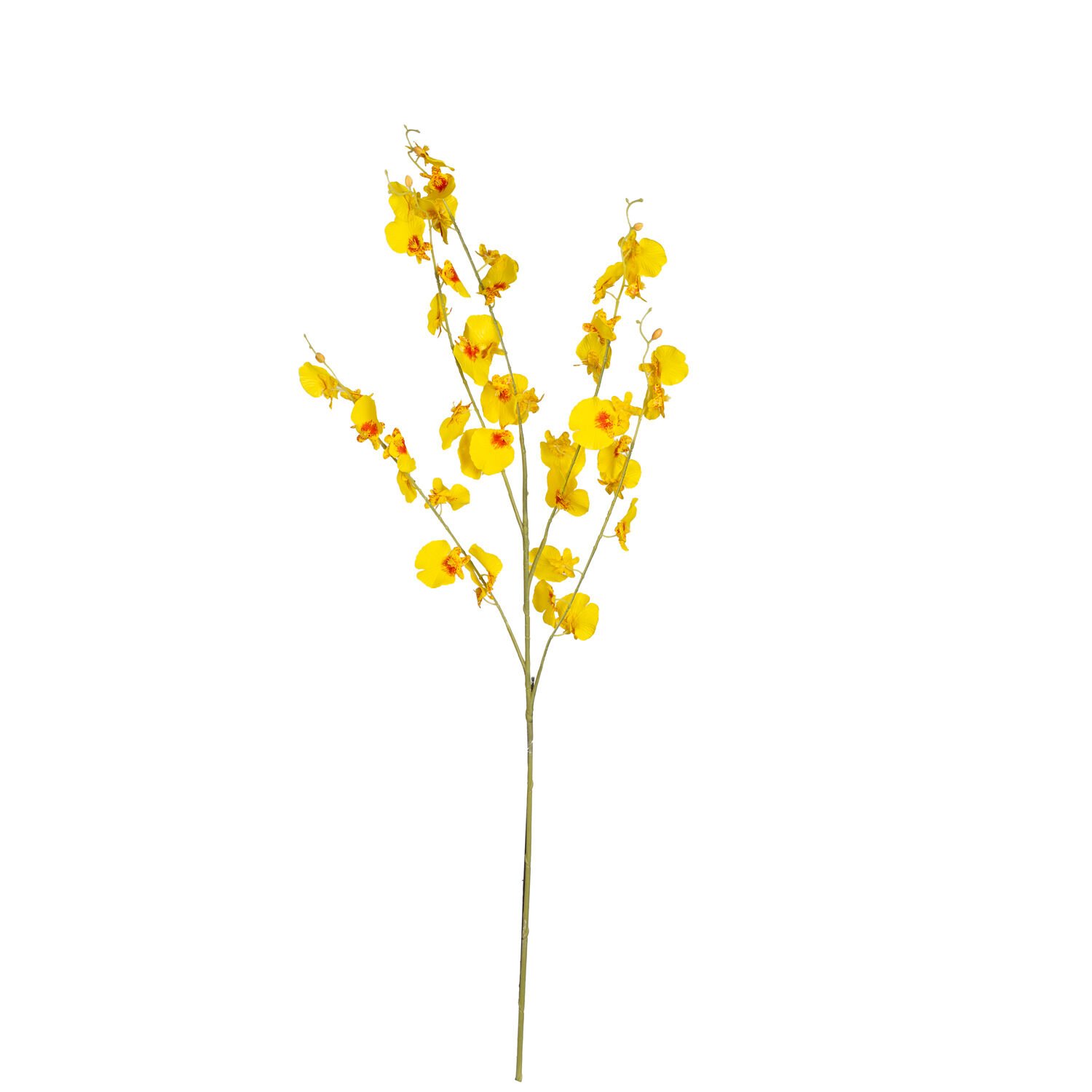 Yapay Çiçek Kelebek Orkide Sarı 85 Cm.