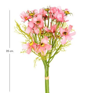 Yapay Çiçek Papatya Pembe 35 Cm.
