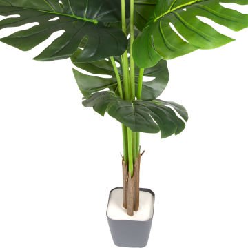 Yapay Ağaç Monstera-Deve Tabanı Gerçek Dokulu 7 Yapraklı Yeşil 110 Cm.