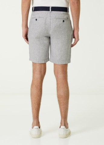 Gri - Keten Bermuda