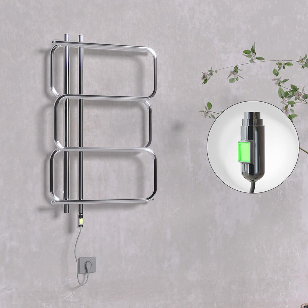 MATSU Elektrikli Havlupan 540x884  Krom (On/Off Düğmeli) 200W