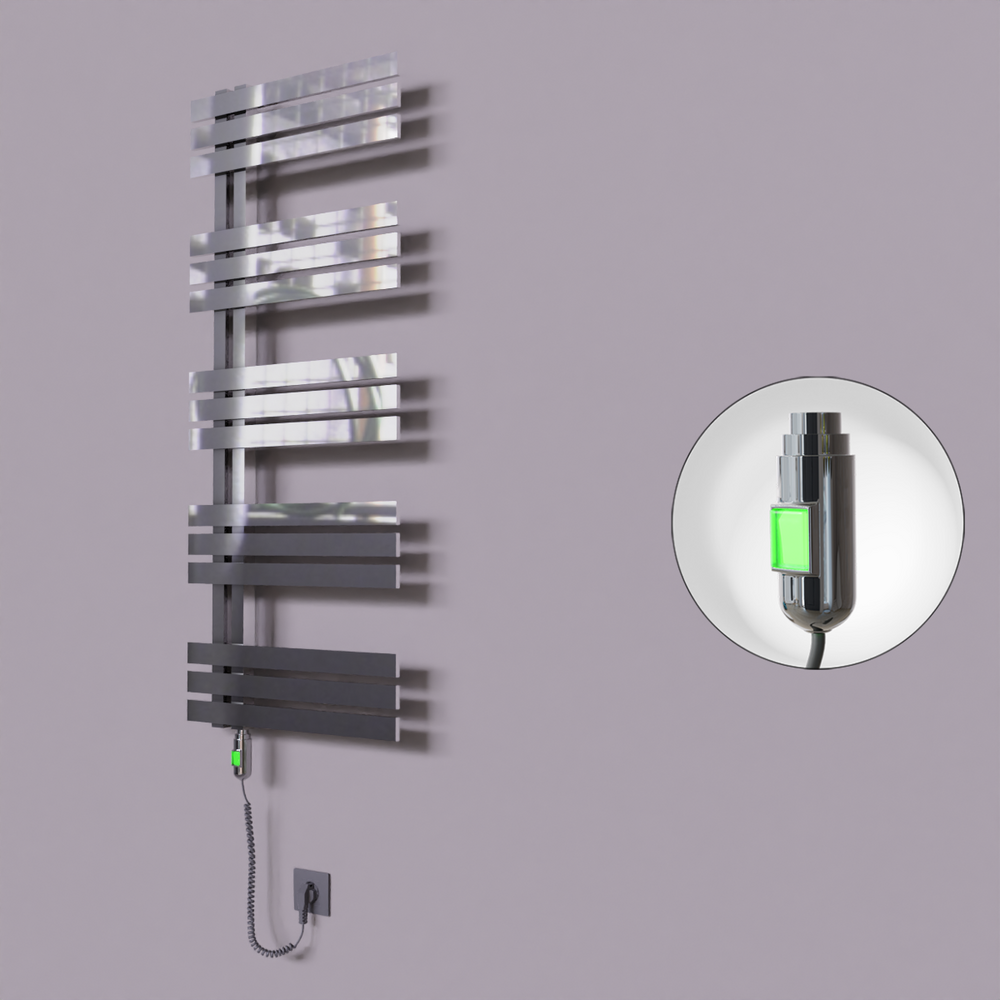 Thames Dekoratif Elektrikli Havlupan 600x1200 Krom (On/Off Düğmeli) 300W