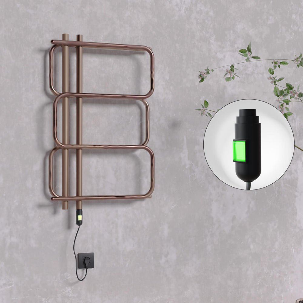 MATSU Elektrikli Havlupan 540x884  Bakır Eskitme (On/Off Düğmeli) 200W