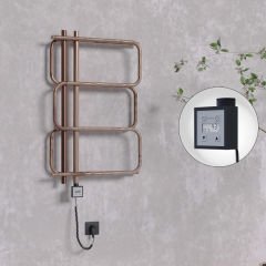 MATSU Elektrikli Havlupan 540x884  Bakır Eskitme (KTX3 Termostat) 200W Spiral Kablolu