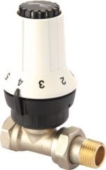 Termostatik Radyatör Vanası 1/2'' Düz