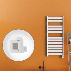 Bora Bora Elektrikli Havlupan 500x1200 Beyaz Ktx1 600 Watt