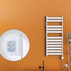 Bora Bora Elektrikli Havlupan 500x1200 Beyaz Ktx4 600 Watt Spiral Kablolu
