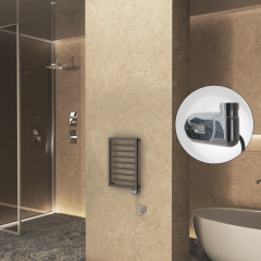 NAXOS Elektrikli Havlupan 450x655 Terra Matt  Texture (Thesis Termostat) 300W