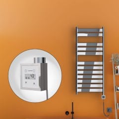 Bora Bora Elektrikli Havlupan 500x1200 Krom Ktx3 300 Watt Spiral Kablolu