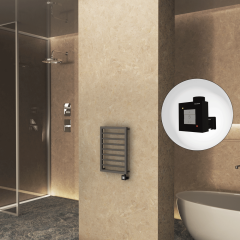 NAXOS Elektrikli Havlupan 450x655 Terra Matt  Texture (KTX1 Termostat) 300W