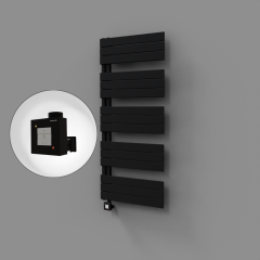 Sirius Dekoratif Elektrikli Havlupan 600x1400 Siyah (KTX1 Termostat) 1000W