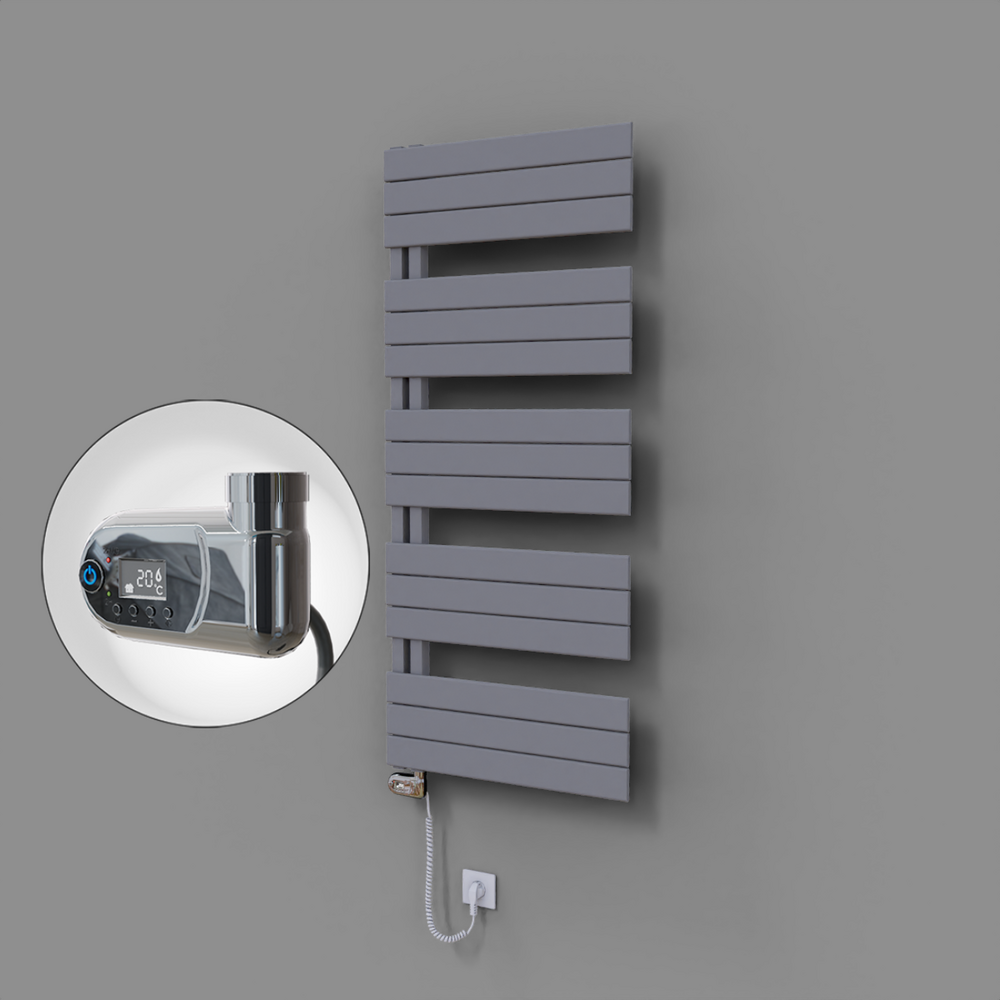 Sirius Dekoratif Elektrikli Havlupan 600x1400 Gri (Thesis Termostat) 900W