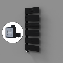 Sirius Dekoratif Elektrikli Havlupan 600x1640 Siyah (KTX3 Termostat) 1000W