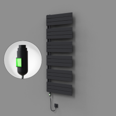 Sirius Dekoratif Elektrikli Havlupan 600x1640 Koyu Antrasit (On/Off Düğmeli) 900W
