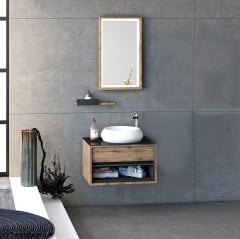 Cactus 65 cm Banyo Dolabı Dorado Siyah