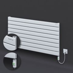 Tip 10H Elektrikli Çelik Dekoratif Radyatör 588x1200 Beyaz (On/Off Düğmeli) 900W