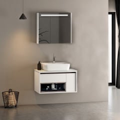 Galaxy 80 cm Banyo Dolabı Beyaz Berlin