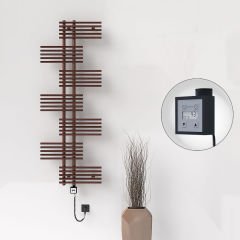 FIJI Elektrikli Havlupan 650x1762 Bakır Eskitme (KTX3 Termostat) 600W Spiral Kablolu