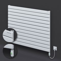 Tip 10H Elektrikli Çelik Dekoratif Radyatör 884x1200 Beyaz (On/Off Düğmeli) 1200W