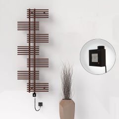 FIJI Elektrikli Havlupan 650x1762 Bakır Eskitme (KTX1 Termostat) 600W Spiral Kablolu