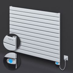 Tip 10H Elektrikli Çelik Dekoratif Radyatör 884x1200 Beyaz (Musa Termostat) 1200W