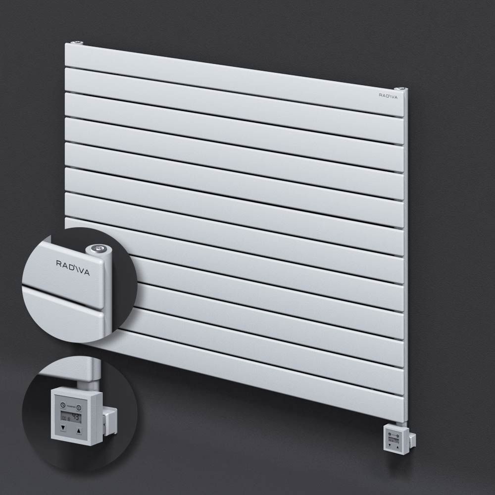 Tip 10H Elektrikli Çelik Dekoratif Radyatör 884x1200 Beyaz (KTX3 Termostat) 1000W