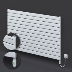 Tip 10H Elektrikli Çelik Dekoratif Radyatör 884x1400 Beyaz (On/Off Düğmeli) 1500W
