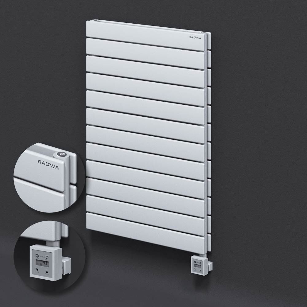 Tip 20H Elektrikli Çelik Dekoratif Radyatör 884x600 Beyaz (KTX3 Termostat) 1000W