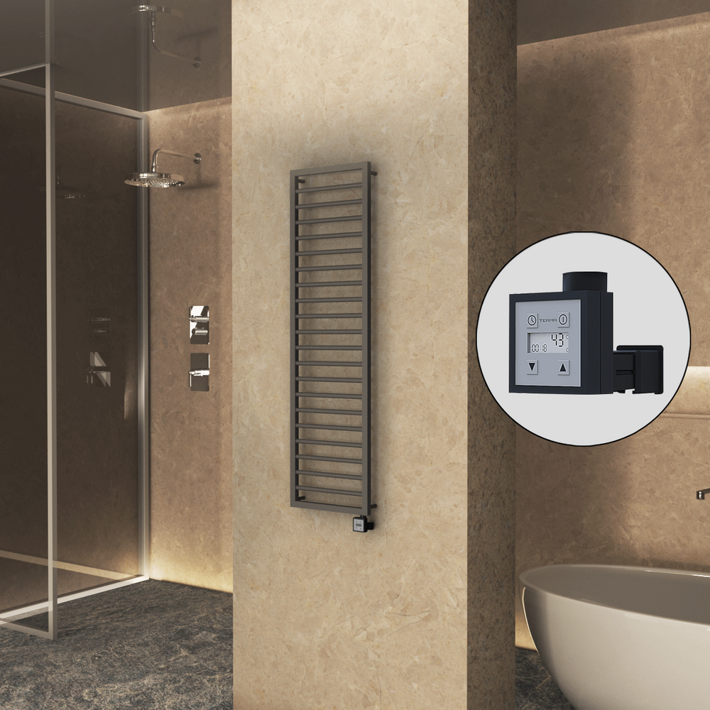 NAXOS Elektrikli Havlupan 500x1655 Terra Matt  Texture (KTX3 Termostat) 600W