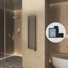 NAXOS Elektrikli Havlupan 500x1655 Terra Matt  Texture (KTX3 Termostat) 600W