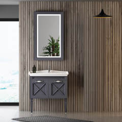 Avant 80 cm Banyo Dolabı Antrasit Dişbudak