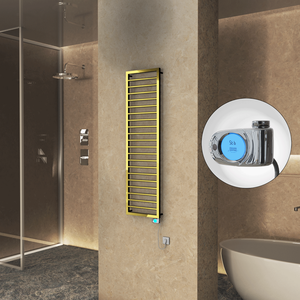 NAXOS Elektrikli Havlupan 500x1655 Altın  (Musa Termostat) 600W