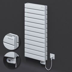 Tip 21H Elektrikli Çelik Dekoratif Radyatör 884x400 Beyaz (Thesis Termostat) 900W
